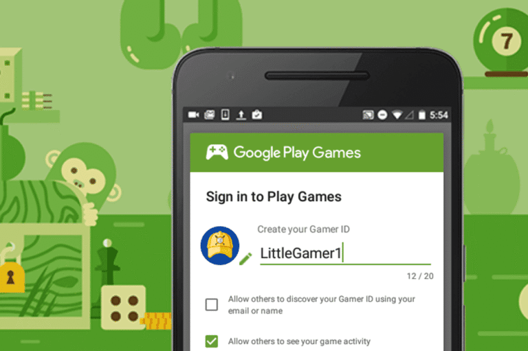 How to make gamer id in google play games