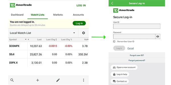 td ameritrade login - how to login td ameritrade account