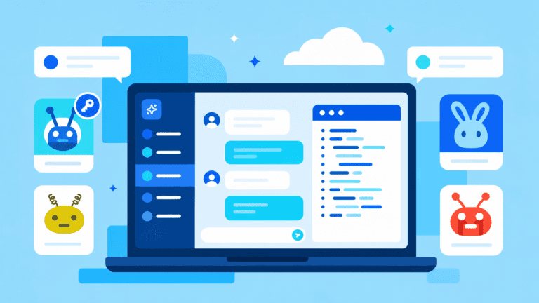 Screenshot of Buzz open source workspace showing AI agent chat and team channels