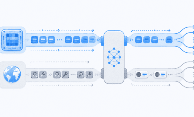 Diagram showing Google Tunix architecture for agentic RL training with asynchronous rollouts and barrier-free pipelining